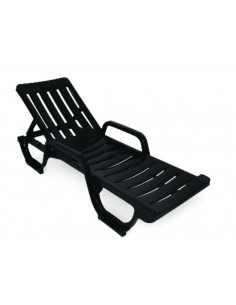 Tumbona apilable piscina polipropileno Malibú de Joluce stz1040002-Tumbonas de piscina y playa para hoteles