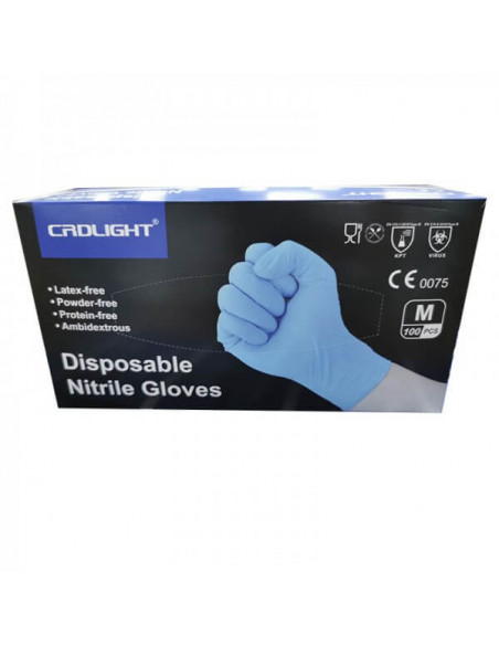 Guantes de Nitrilo caja de 100 unidades diferentes tallas fco4001027