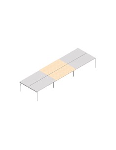 Mesa de reuniones M4 de 120 a 360cm mop1101064