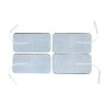 Electrodos adhesivos rectangulares con cable de 5x10cm (unitario) fco4001043