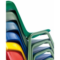 Silla escolar apilable desde infantil a adultos ses105007 - Sillas escolares y sillas con pala