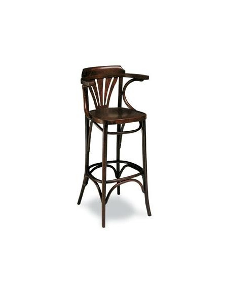 Taburetes de Bar-Taburete bar de madera MRM23 nogal sta1092004 Taburetes de Bar-Taburete bar de madera MRM23 nogal sta1092004