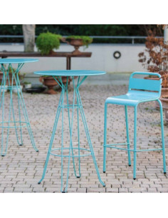 Taburetes de Bar-Taburete galvanizado apilable sho1145012
